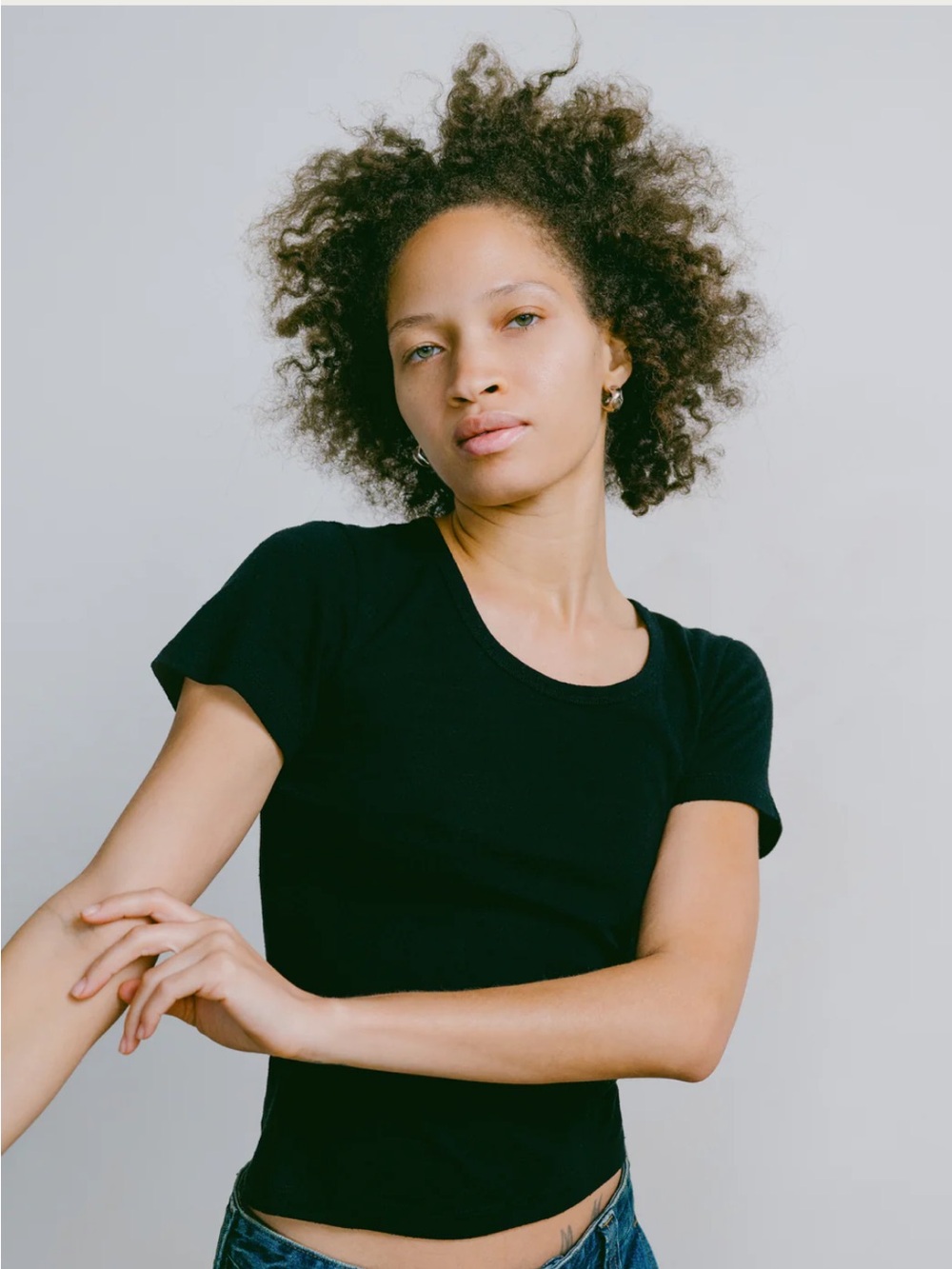 Ozma Black Baby Tee
